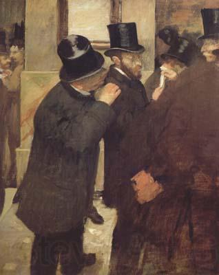 Edgar Degas At the Stock Exchange (mk06) Germany oil painting art